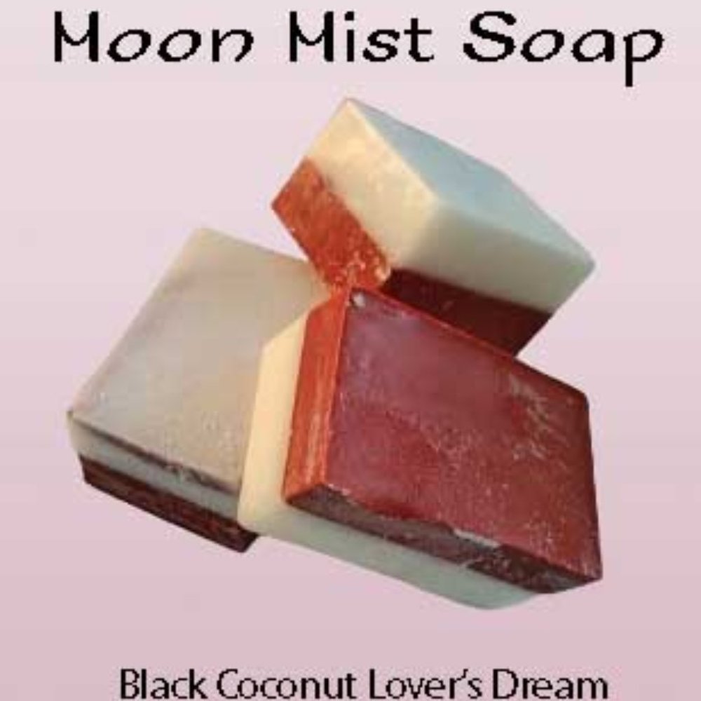 Black Coconut Lover's Dream  - Handmade Homemade Bar Soap - 6 ounce bar